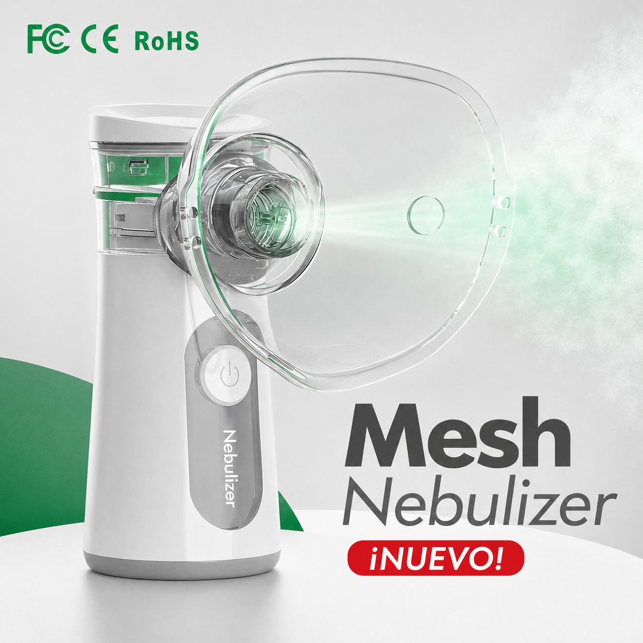 Nebulizador Eléctrico De Mano Silencioso Para Niños Y Adultos
