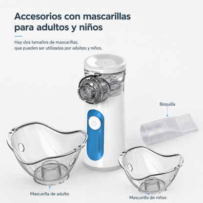 Nebulizador Eléctrico De Mano Silencioso Para Niños Y Adultos