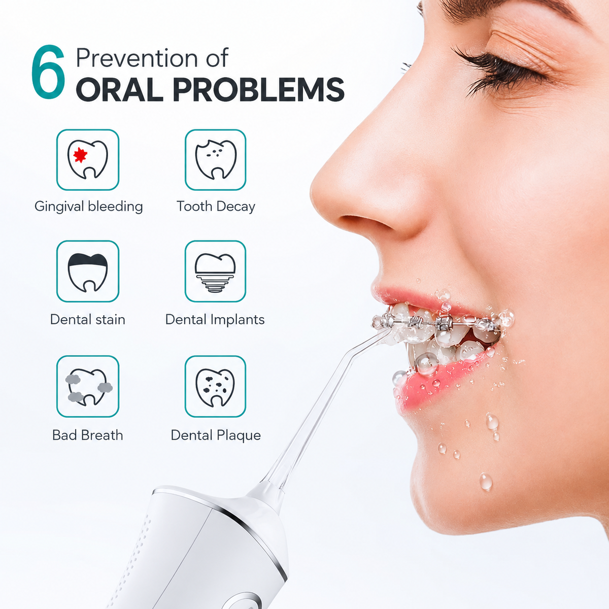 Irrigador Bucal Profesional JetClean Pro