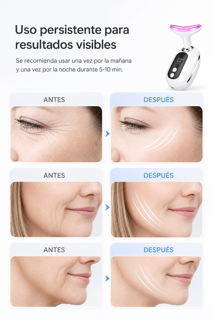 Masajeador Facial Wavi chic Rejuvenecedor  "El Secreto de Belleza de las Celebridades - ¡Para Ti!"