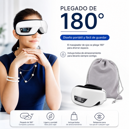 Masajeador de Ojos - Compresa Caliente - Bolsa de Fatiga y Arrugas!