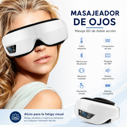 Masajeador de Ojos - Compresa Caliente - Bolsa de Fatiga y Arrugas!