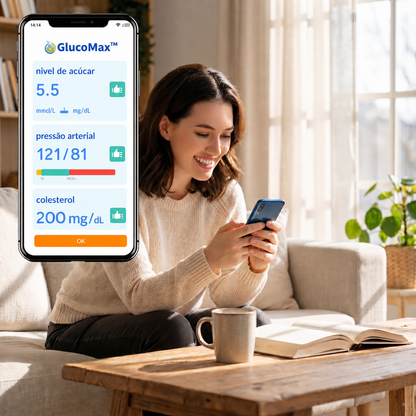 GlucoMax™ 3 en 1 - Medidor de Glucosa Sin Dolor + Colesterol + Presión Arterial + Oxígeno + ENVÍO GRATIS
