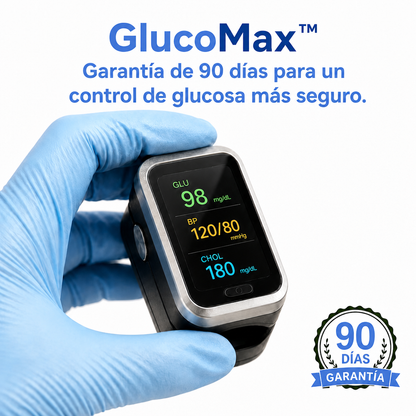 GlucoMax™ 3 en 1 - Medidor de Glucosa Sin Dolor + Colesterol + Presión Arterial + Oxígeno + ENVÍO GRATIS