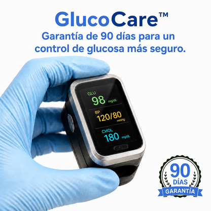 GlucoCare™ 3 en 1 - Medidor de Glucosa Sin Dolor + Colesterol + Presión Arterial + Oxígeno + ENVÍO GRATIS