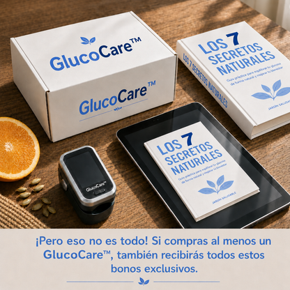 GlucoCare™ 3 en 1 - Medidor de Glucosa Sin Dolor + Colesterol + Presión Arterial + Oxígeno + ENVÍO GRATIS