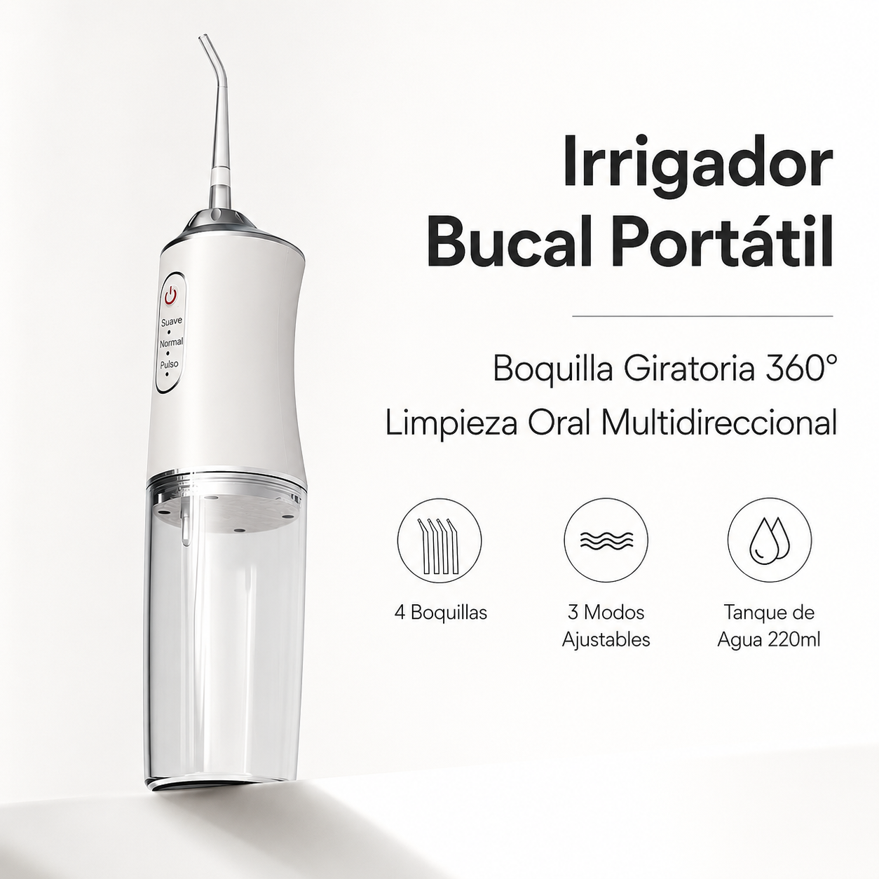 Irrigador Bucal Profesional JetClean Pro